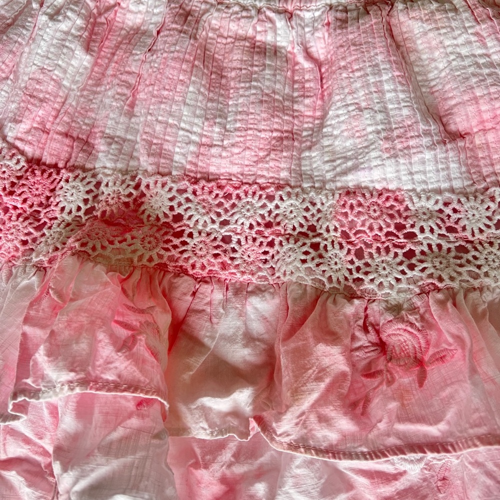 LoveShackFancy Ruffle Mini Skirt - Picture 6 of 12